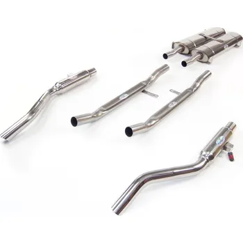 Přední díl výfuku Jaguar E-Type Série 1 & 2 (1961-1971) Nerezový výfuk QUICKSILVER JR254S