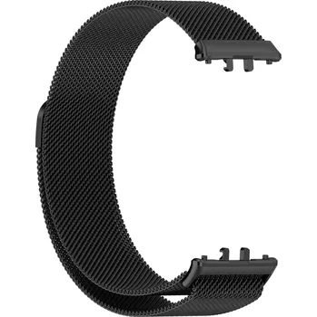 4wrist Řemínek pro Samsung Fit 3 - Milanese Loop Black + 2 měsíce na vrácení zboží