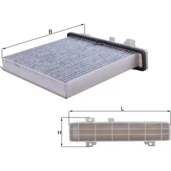 Ventilátor topení a klimatizace Filtr, vzduch v interiéru MAHLE LAK 589