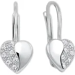 Soliter Srdíčkové náušnice s krystaly 239 001 00880 07 + 2 měsíce na vrácení zboží