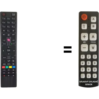 Gogen TVF22P202T náhradní dálkový ovladač pro seniory
