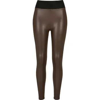 Dámské oblečení Dámské legíny URBAN CLASSICS TB3001 BROWN XS