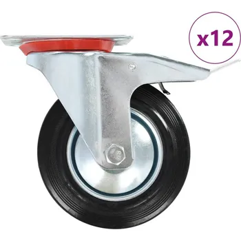 zvedák vidaXL 12 ks otočná kolečka 160 mm [277992]