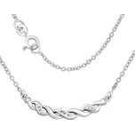 Silvego Stříbrný náhrdelník ASPEN se zirkony ZTJ41031 + 2 měsíce na vrácení zboží