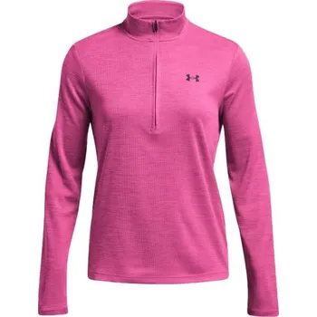 Dámské triko s dlouhým rukávem Under Armour TECH TEXTURED 1/2 ZIP sm Růžová