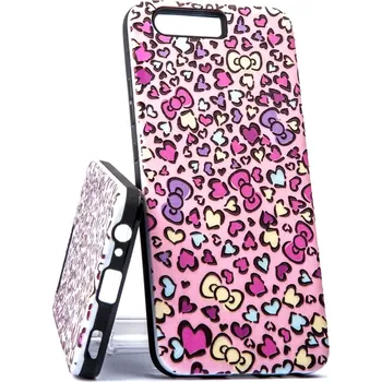 Pouzdro na mobilní telefon Pouzdro Print Case 3D Hearts Huawei P10 Růžové