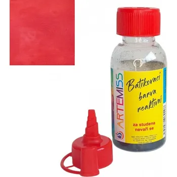 ARTEMISS Batikovací reaktivní barva(batika za studena) Vyberte velikost: 5g(100ml), Vyberte odstín: 56 světlá červená