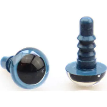 Pro Háčkování Oči bezpečnostní 8 mm šedomodré Počet: 1 pár