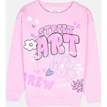 Dívčí oblečení GATE Mikina s potiskem 4Y 424-0533/650