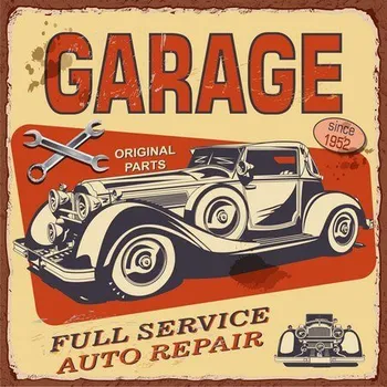 Obraz Cedule Garage - Original Parts