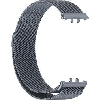 4wrist Řemínek pro Samsung Fit 3 - Milanese Loop Grey + 2 měsíce na vrácení zboží