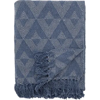 deka Bloomingville, Deka Udine 130 x 160 cm sytě modrá - Formadore