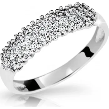 Prsten Cutie Jewellery Dokonalý prsten z bílého zlata se zirkony Z6882-1973-10-X-2 62 mm + 2 měsíce na vrácení zboží