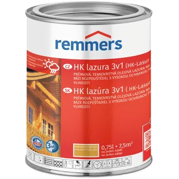 Remmers HK lazura 3v1 0,75 l, dub světlý