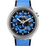 Swatch Big Bold Blue Daze SB07S106 + 2 měsíce na vrácení zboží