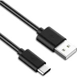 PremiumCord Kabel USB 3.1 C/M - USB 2.0 A/M, rychlé nabíjení proudem 3A, 1m, černá
