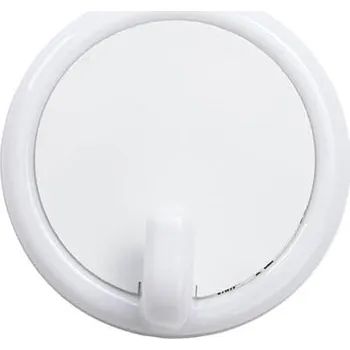 Věšák Plastový háček kruh velký - bílá sublimace termotransfer