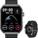 Forever Dárkový set Chytré hodinky SWM-300 Tiron SMAWASWM300FOBK + náhradní řemínek + 2 měsíce na vrácení zboží