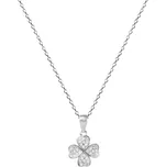 Beneto Stříbrný náhrdelník se čtyřlístkem AGS1141/47 (řetízek, přívěsek) + 2 měsíce na vrácení zboží