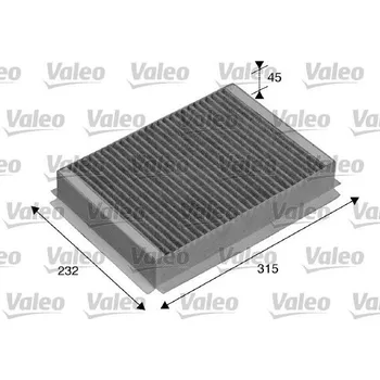 Ventilátor topení a klimatizace Filtr, vzduch v interiéru VALEO 715505