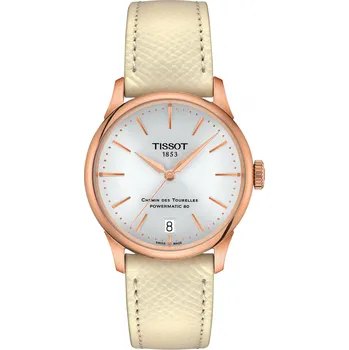 Hodinky Tissot Chemin des Tourelles Powermatic 80 34 mm T139.207.36.031.00 + 2 měsíce na vrácení zboží