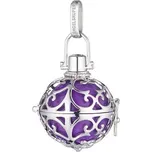Engelsrufer Stříbrný přívěsek Andělský zvonek s fialovou rolničkou ER-08 1,6 cm + 2 měsíce na vrácení zboží