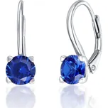 JVD Stříbrné náušnice s modrými zirkony SVLE0503XF3M108 + 2 měsíce na vrácení zboží