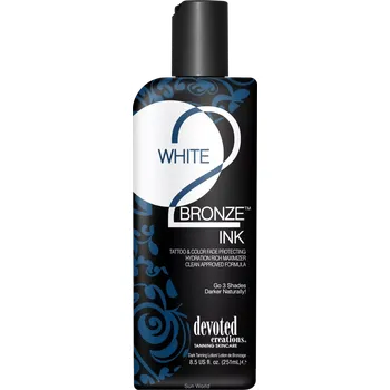 Přípravek do solárií Devoted Creations, White 2 Bronze Ink 260ml (Devoted Creations, White 2 Bronze Ink 260ml)