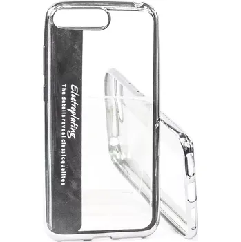 Pouzdro na mobilní telefon Pouzdro Prestige Huawei Y6 2018 Stříbrné