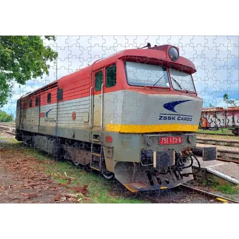 Puzzle Puzzle s vlakem lokomotivou 751 173-6 (foto puzzle vlak lokomotiva )