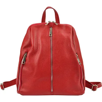 Městský batoh Patrizia Piu Batoh dámský kožený - červený