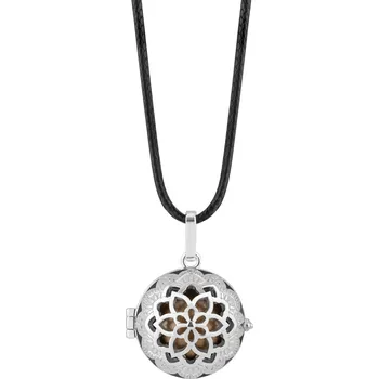 Náhrdelník MUMMY BELL Slušivý náhrdelník s hnědou těhotenskou rolničkou Květ KVH18 + 2 měsíce na vrácení zboží