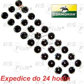 Oči samolepící Cormoran - barva černá 5,0 mm - 54-25000