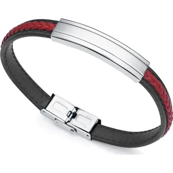 Náramek Viceroy Stylový pánský kožený náramek Air 14013P01017 + 2 měsíce na vrácení zboží