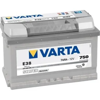 Autobaterie VARTA SILVER dynamic 12V, 74Ah, 750A, E38