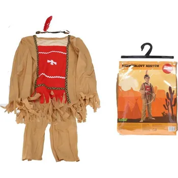 Karnevalový kostým Wiky Set karneval - indián M 110-120 cm