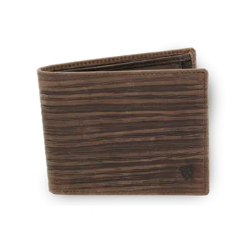 Peněženka Arwel Pánská kožená peněženka ve stylu BAMBOO 513-4241-47 tmavě hnědá