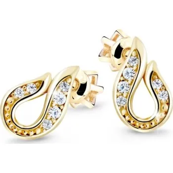 Náušnice Cutie Jewellery Jedinečné náušnice ze žlutého zlata Z3062-30-10-X-1 + 2 měsíce na vrácení zboží