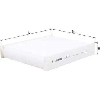 Ventilátor topení a klimatizace Filtr, vzduch v interiéru MAHLE LA 141