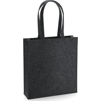 Nákupní taška BAGBASE BG 723 / Plstěná taška - charcoal melange 15 litrů