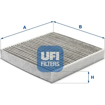 Ventilátor topení a klimatizace Filtr, vzduch v interiéru UFI 54.122.00