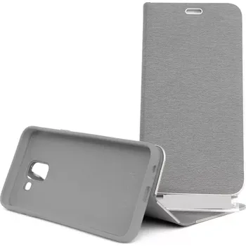 Pouzdro na mobilní telefon Pouzdro Vennus Book Samsung J6 2018 J600 Šedé