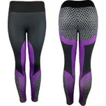 Sportovní legíny na jógu s vysokým pasem velikost L