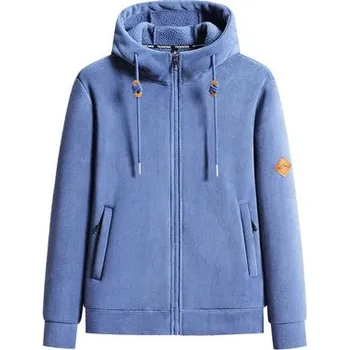 Pánská mikina Zimní mikina Polartec s fleecem Barva: Modrá, Velikost: S