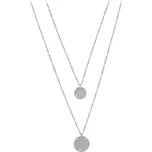 Troli Dvojitý náhrdelník s kruhovými přívěsky z oceli + 2 měsíce na vrácení zboží