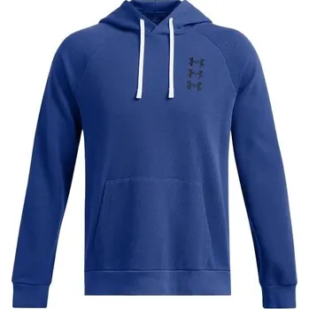 Pánská mikina Pánská mikina Under Armour RIVAL SLICED N DICED XXL Modrá, Černá, Bílá