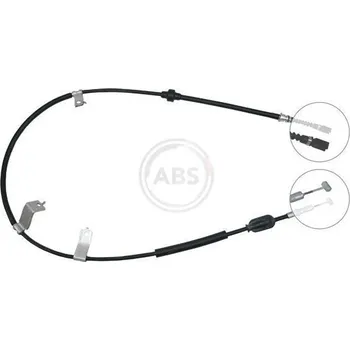 Lanko parkovací brzdy Tažné lanko, parkovací brzda A.B.S. K13938