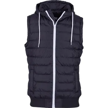 Pánská vesta Pánská vesta URBAN CLASSICS TB510 BLACK/WHITE M