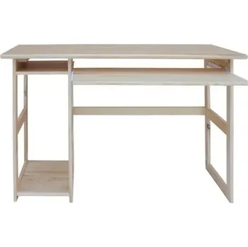Psací stůl Nabytek-dreveny.cz Dřevěný psací stůl DT 194 borovice masiv 120x75x50 cm Barevné provedení: Přírodní lakovaná