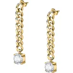 Morellato Nádherné pozlacené náušnice s krystaly Poetica SAUZ08 + 2 měsíce na vrácení zboží